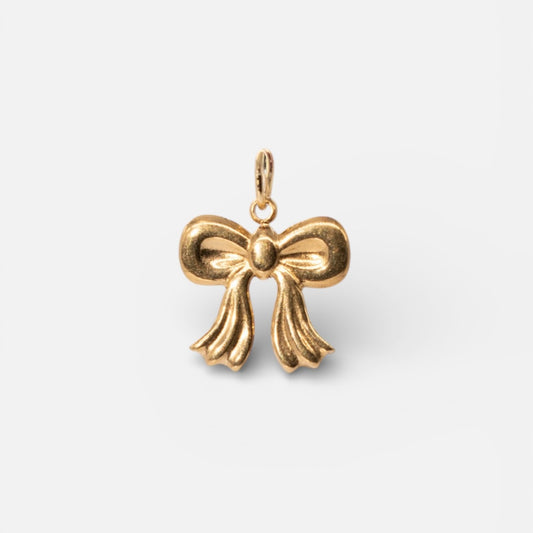 Bow  Charm Gold